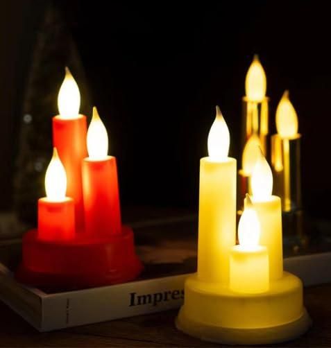 2 Pcs LED Candles Lights – Elegant Flameless Glow for Every Occasion